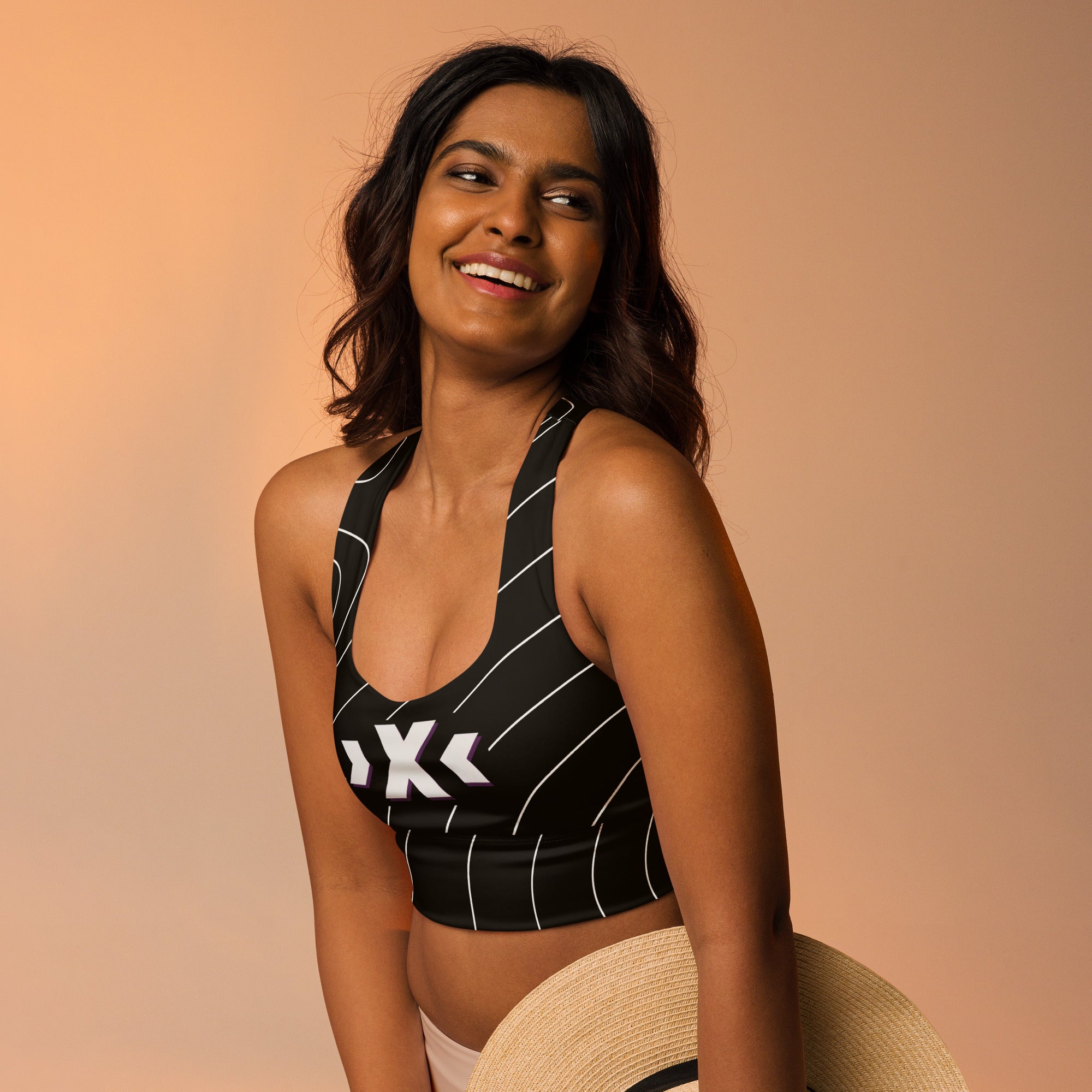 Recycled Longline Sports Bra>X< Clothing>X< by X - ILENOX - ILENO>X< by X - ILENO>X< by X - ileno