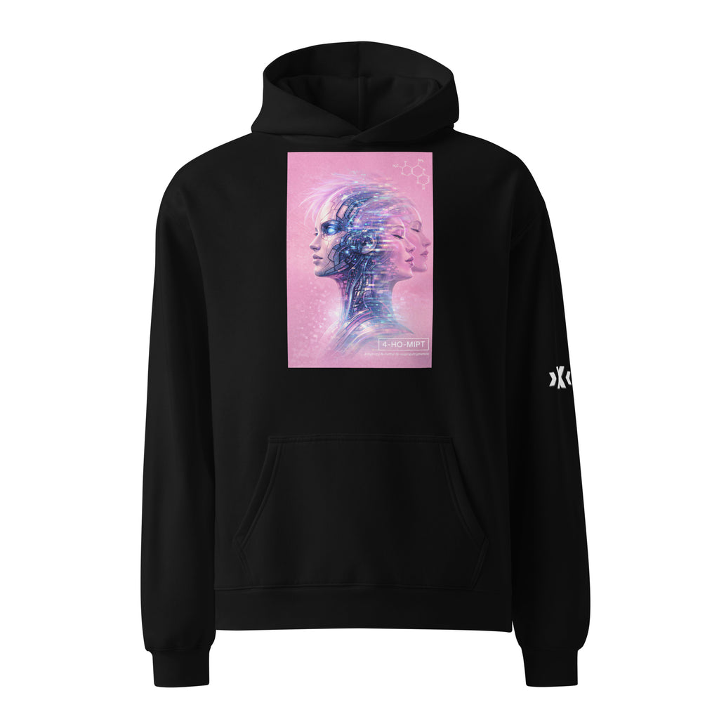 Unisex oversized hoodie >X< Clothing Brand By Teleo Records Clothing by X - ILENO