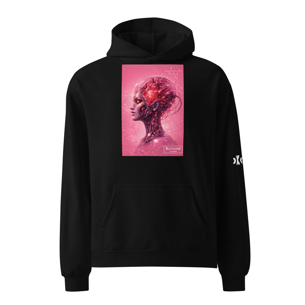 Unisex oversized hoodie >X< Clothing Brand By Teleo Records X-ileno