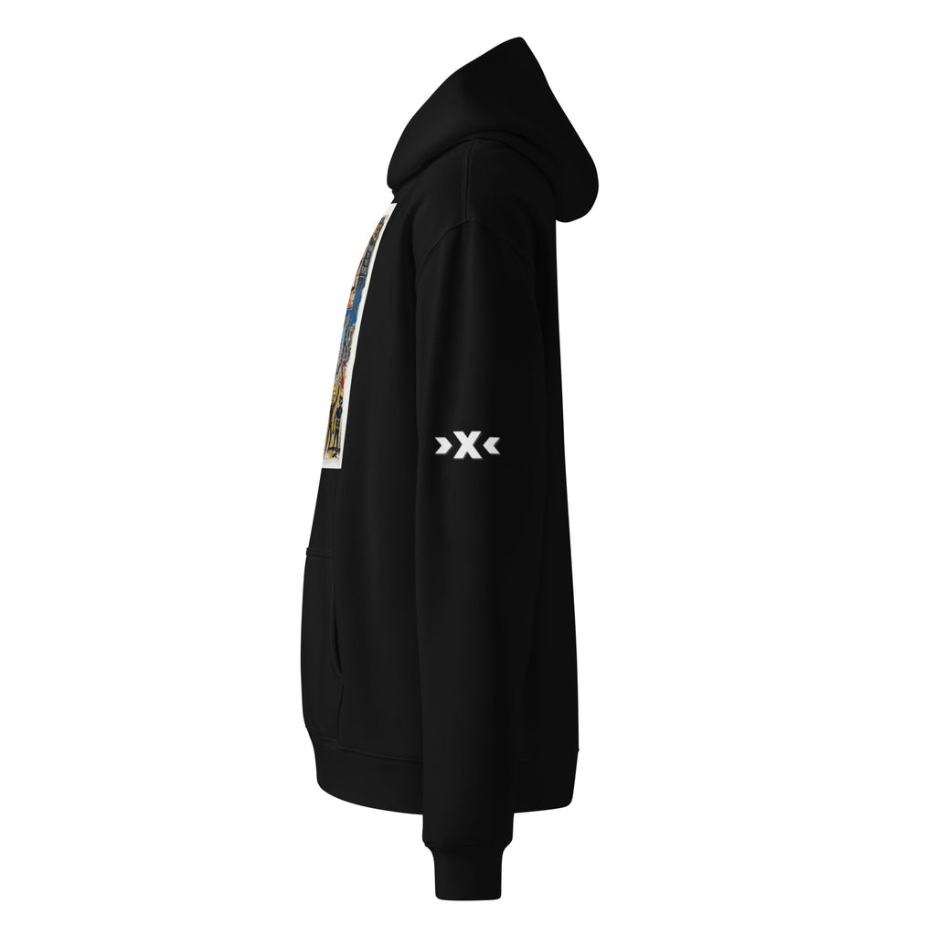Unisex oversized hoodie>X< >X< Clothing Brand By Teleo RecordsClothing>X< by X - ILENOX - ILENO>X< by X - ILENO>X< by X - ileno