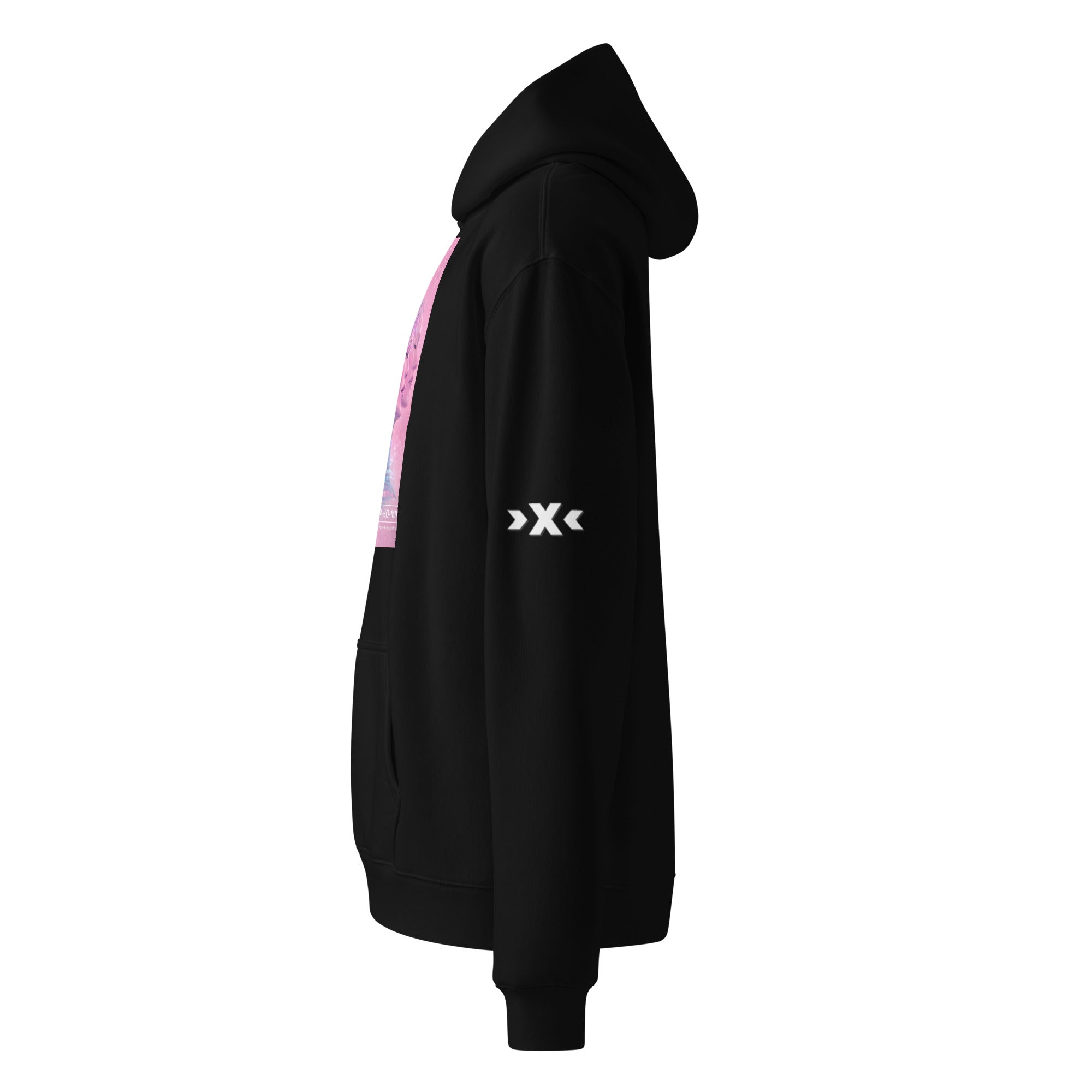 Unisex oversized hoodie >X< Clothing Brand By Teleo Records Clothing by X - ILENO