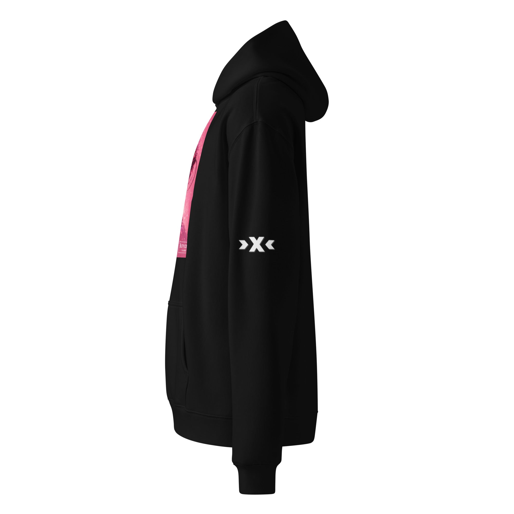Unisex oversized hoodie >X< Clothing Brand By Teleo Records X-ileno