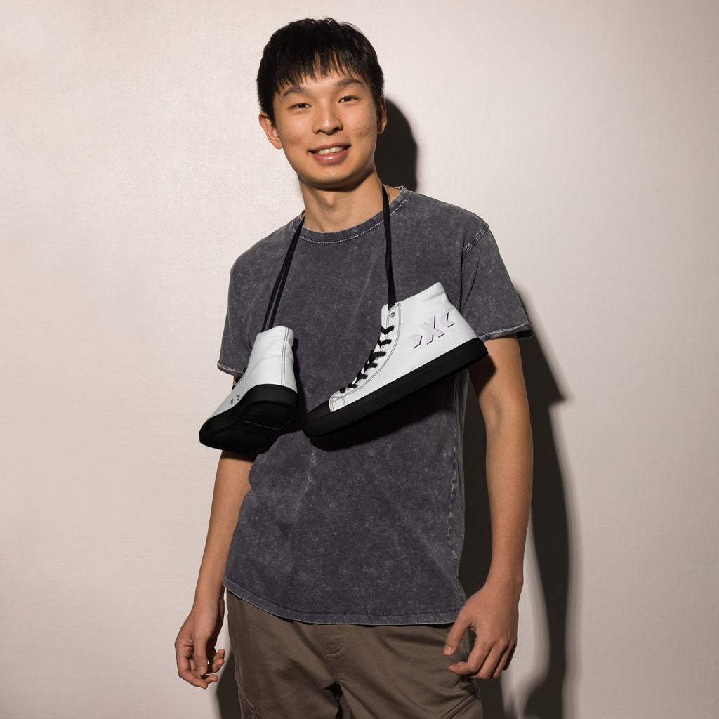 Men’s high top canvas shoes>X< Clothing>X< by X - ILENOX - ILENO>X< by X - ILENO>X< by X - ileno