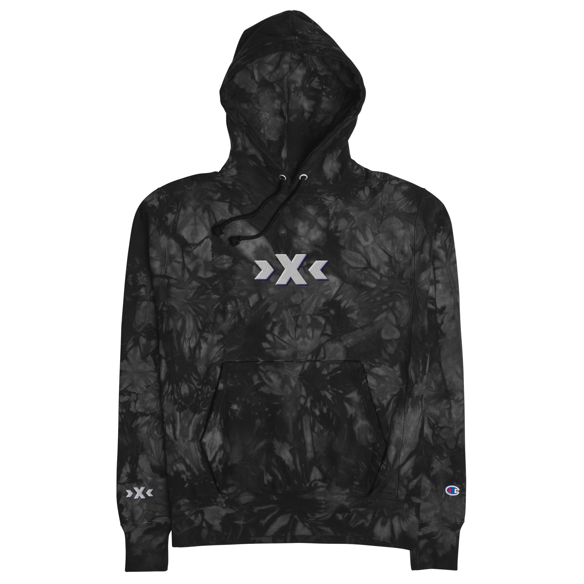 Unisex Champion tie - dye hoodie>X< Clothing>X< by X - ILENOX - ILENO>X< by X - ILENO>X< by X - ileno
