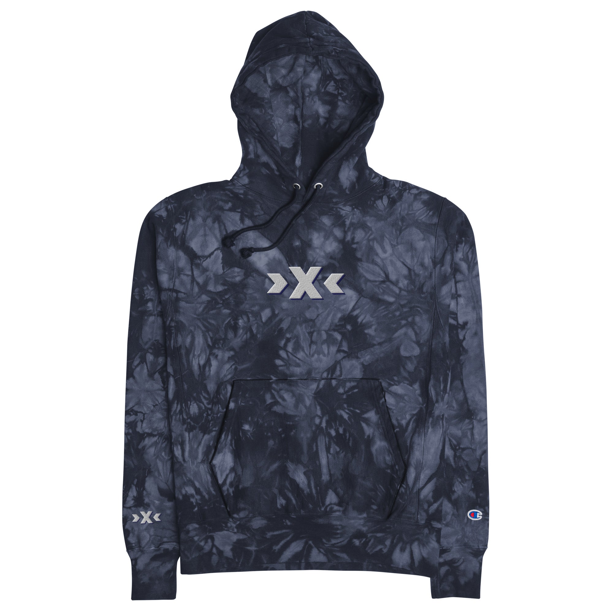 Unisex Champion tie - dye hoodie>X< Clothing>X< by X - ILENOX - ILENO>X< by X - ILENO>X< by X - ileno